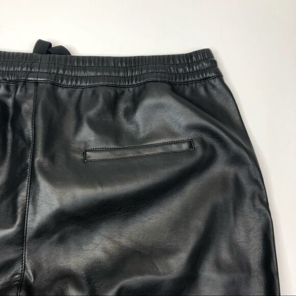 Blank NYC No Guidance Faux Leather Drawstring Ankle Jogger Pants, Size 28 - Picture 11 of 14